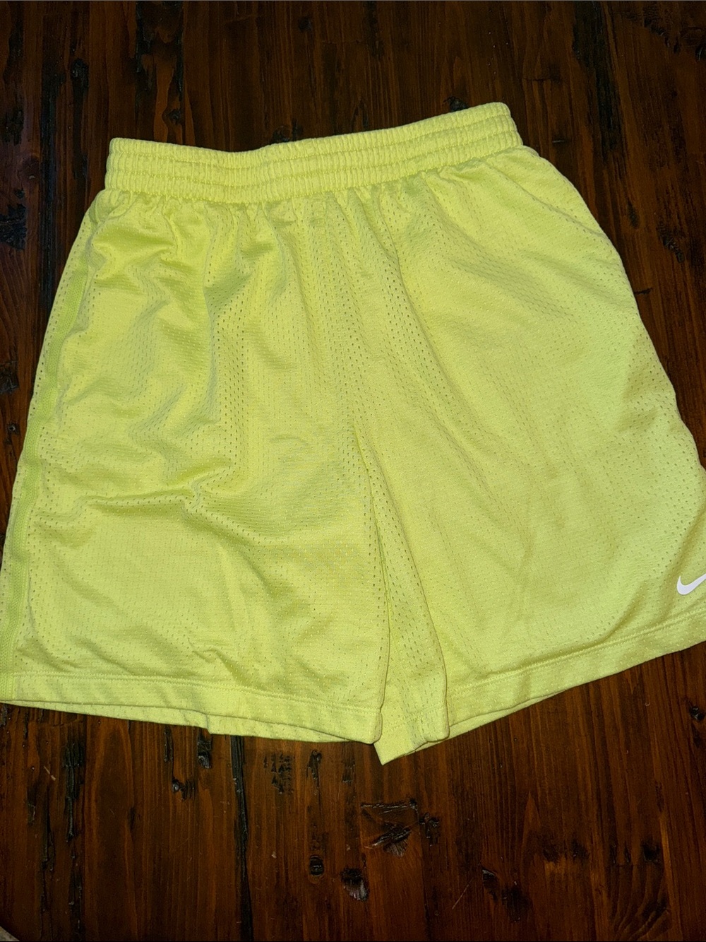 Nike Bright Lime Athletic Mesh Shorts